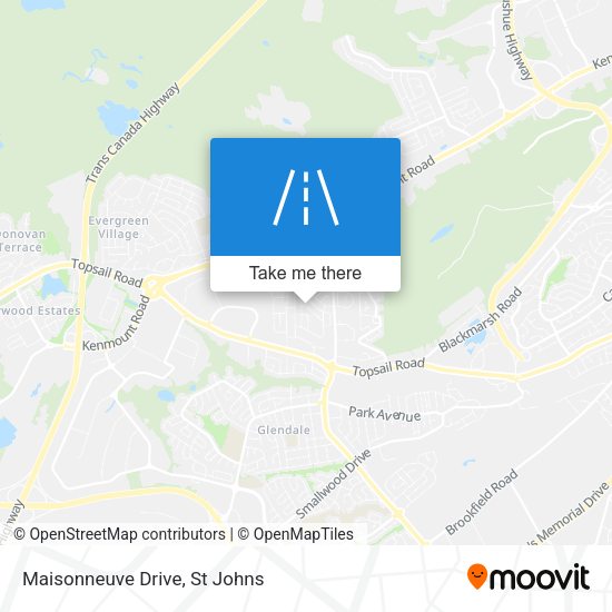 Maisonneuve Drive map