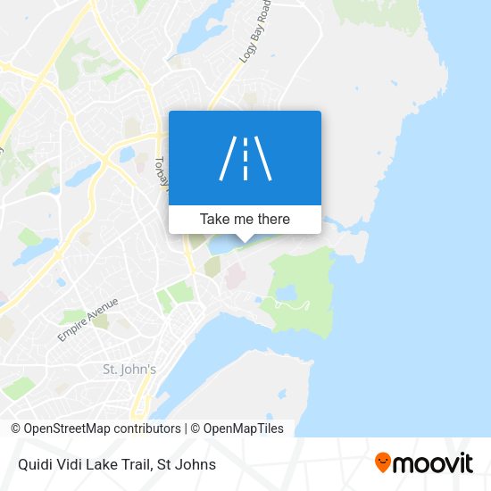 Quidi Vidi Lake Trail map