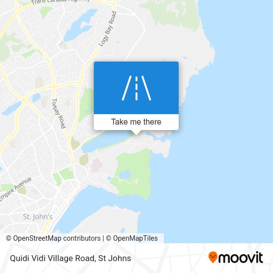 Quidi Vidi Village Road map