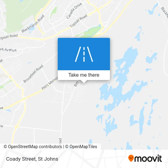 Coady Street map