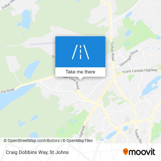 Craig Dobbins Way map