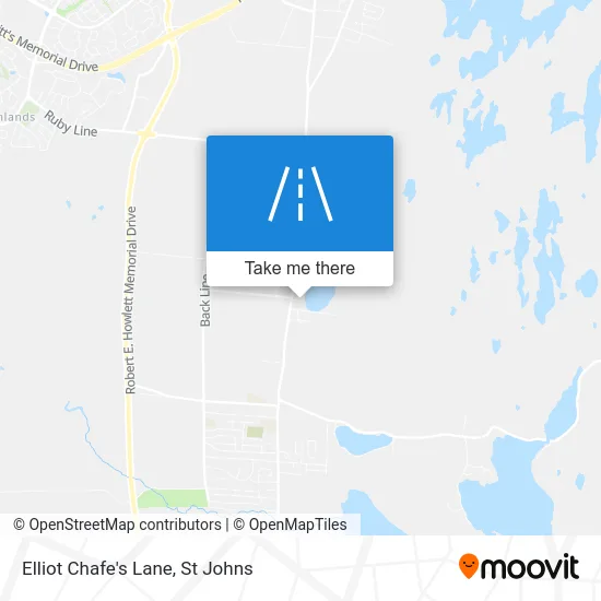 Elliot Chafe's Lane map