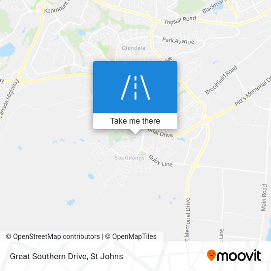Great Southern Drive map