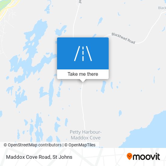 Maddox Cove Road plan