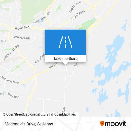 Mcdonald's Drive map