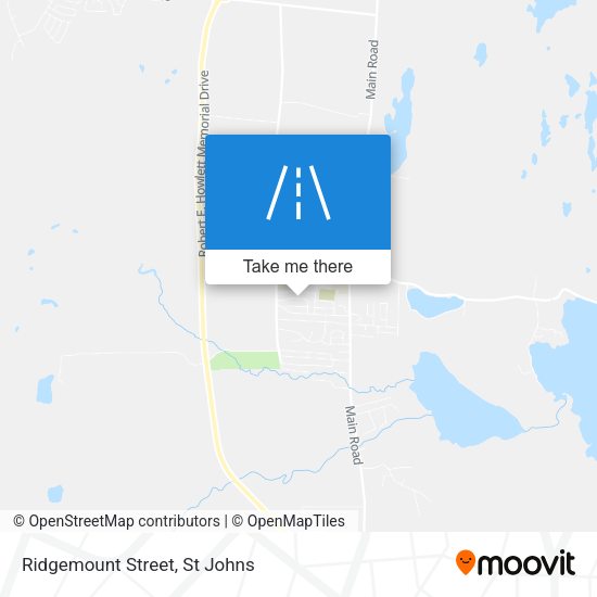 Ridgemount Street map