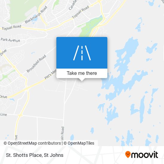 St. Shotts Place map