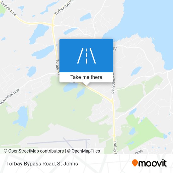Torbay Bypass Road map