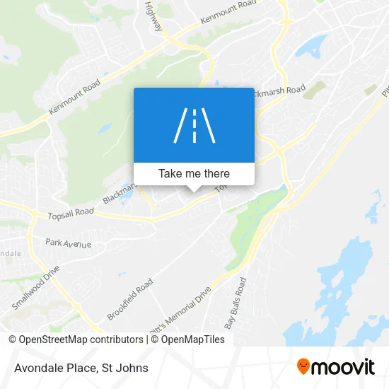 Avondale Place map
