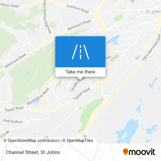 Channel Street map