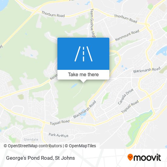 George's Pond Road plan