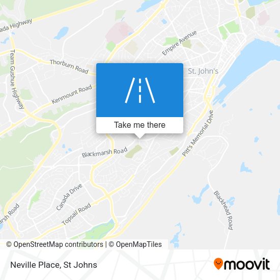 Neville Place map