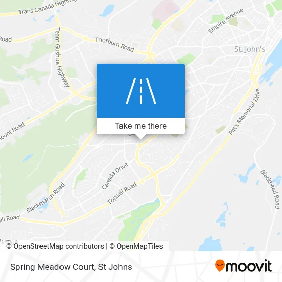 Spring Meadow Court map