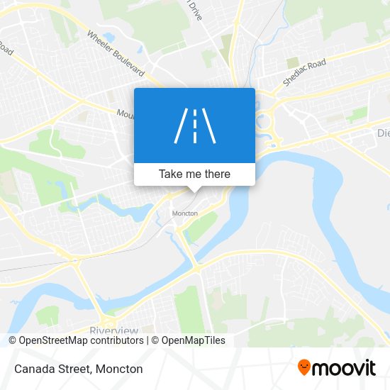 Canada Street map