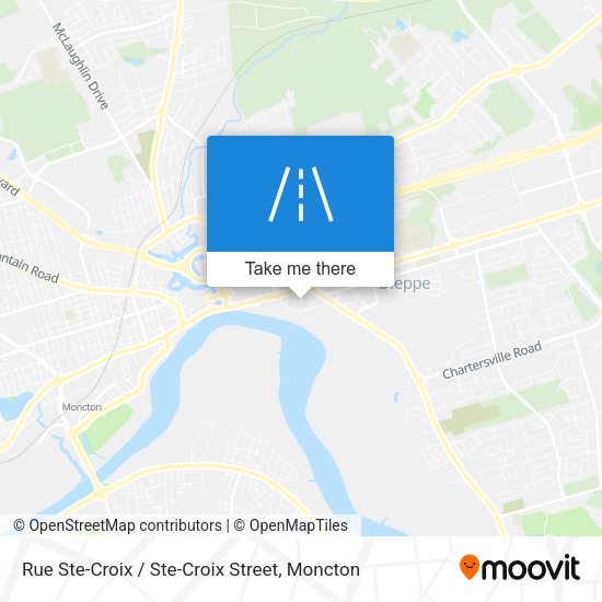 Rue Ste-Croix / Ste-Croix Street map