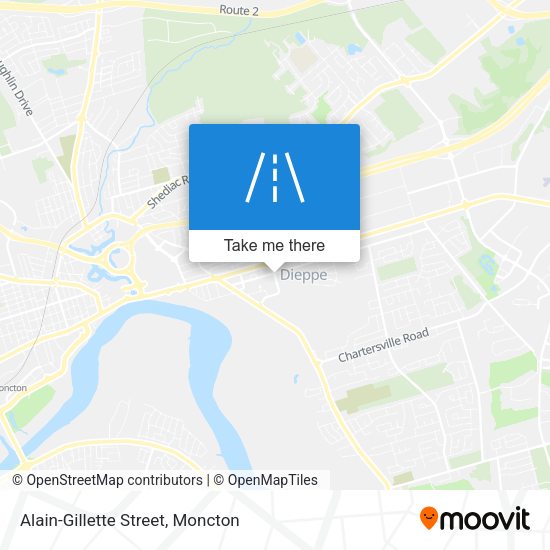 Alain-Gillette Street map
