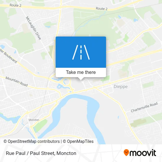 Rue Paul / Paul Street map