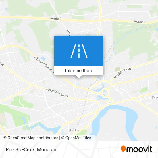 Rue Ste-Croix map