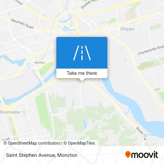 Saint Stephen Avenue map
