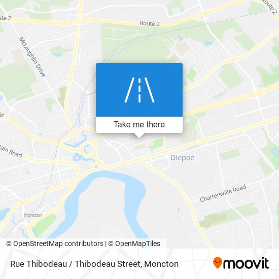 Rue Thibodeau / Thibodeau Street map