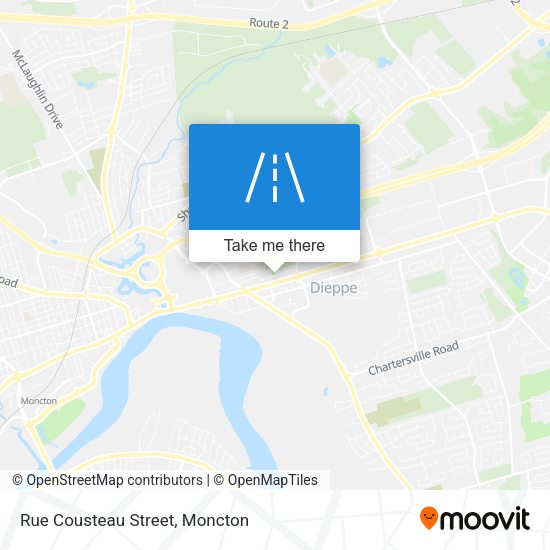 Rue Cousteau Street map