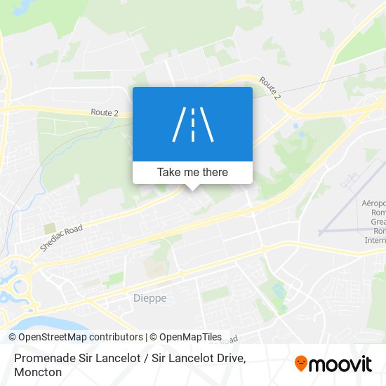 Promenade Sir Lancelot / Sir Lancelot Drive map