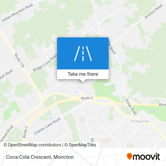 Coca-Cola Crescent map