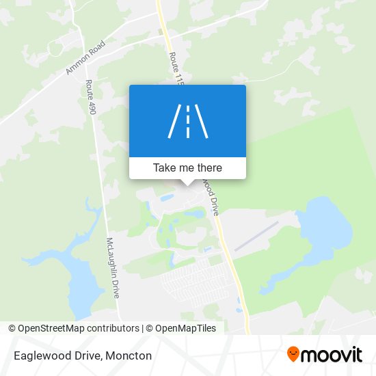 Eaglewood Drive map
