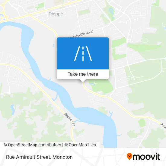 Rue Amirault Street map