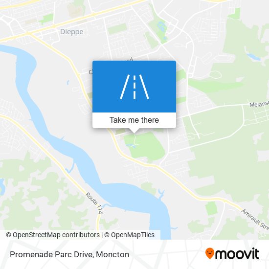 Promenade Parc Drive map