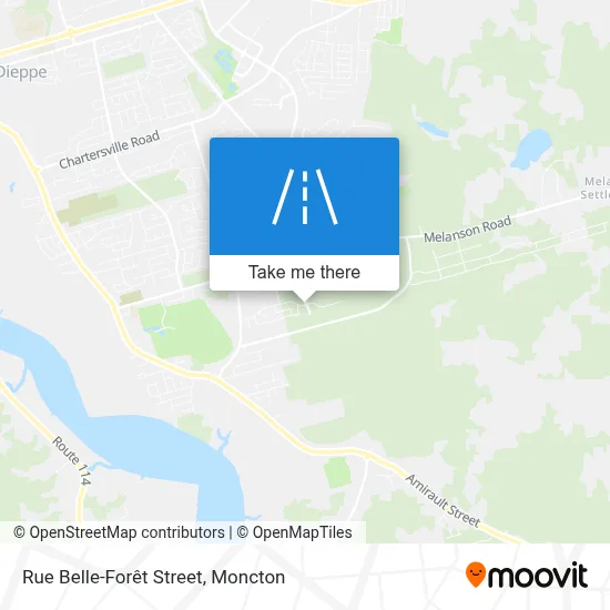 Rue Belle-Forêt Street map