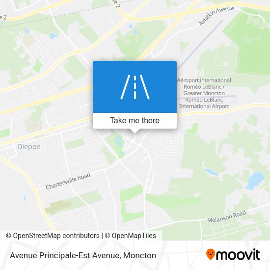 Avenue Principale-Est Avenue plan