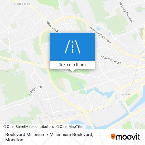 Boulevard Millenium / Millennium Boulevard map