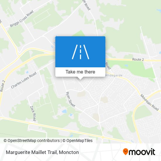 Marguerite Maillet Trail map