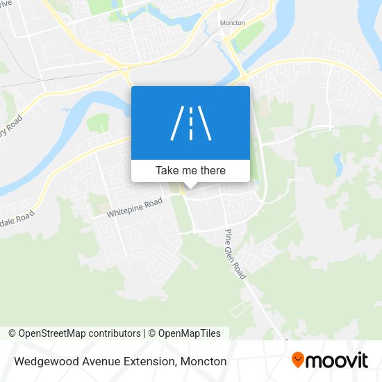 Wedgewood Avenue Extension map