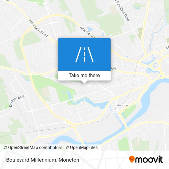 Boulevard Millennium map