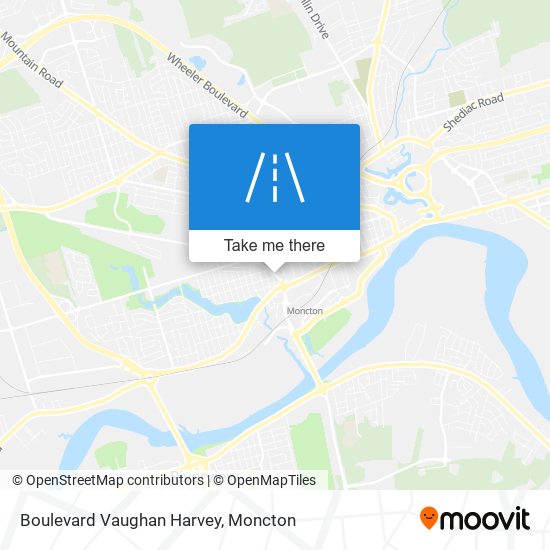 Boulevard Vaughan Harvey map