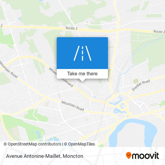Avenue Antonine-Maillet map