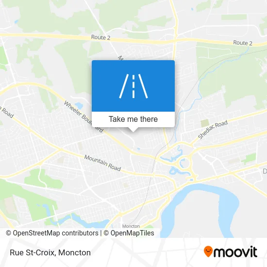 Rue St-Croix map
