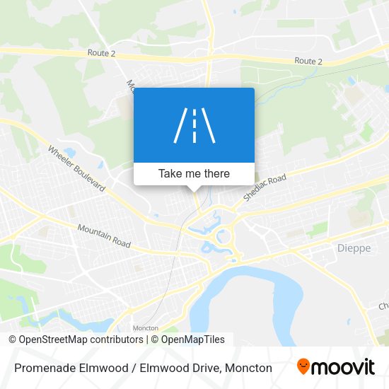 Promenade Elmwood / Elmwood Drive map