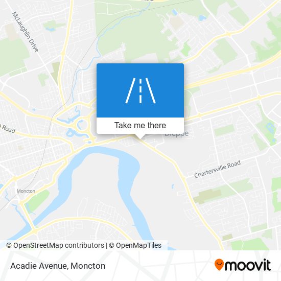 Acadie Avenue map