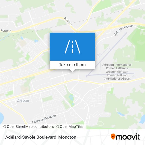 Adélard-Savoie Boulevard map