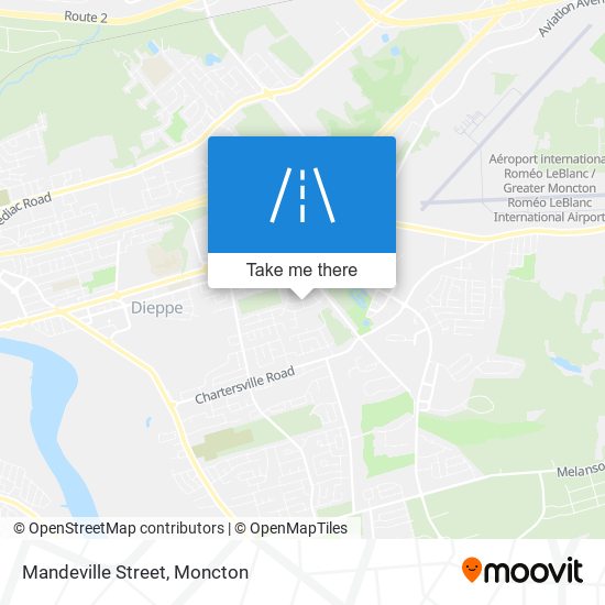 Mandeville Street map
