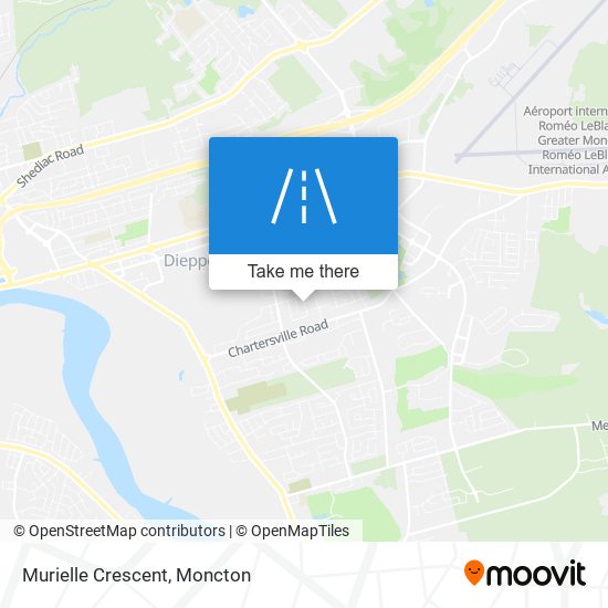 Murielle Crescent map