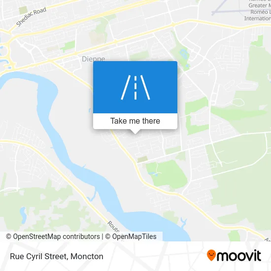 Rue Cyril Street map