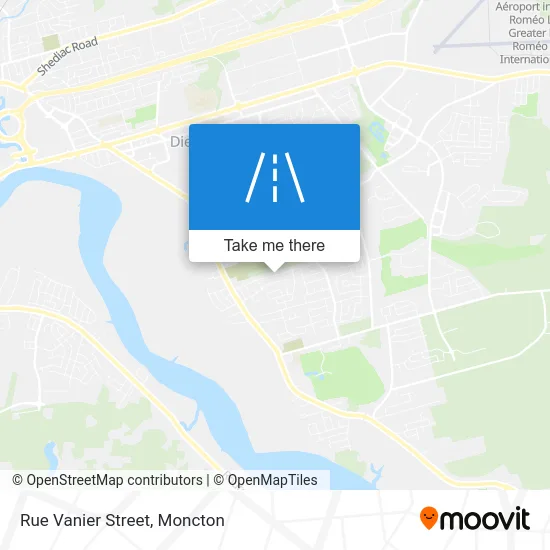 Rue Vanier Street map