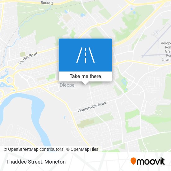 Thaddee Street map