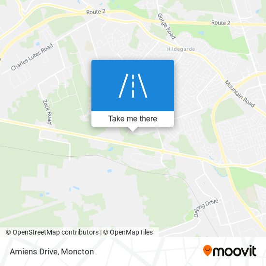 Amiens Drive map