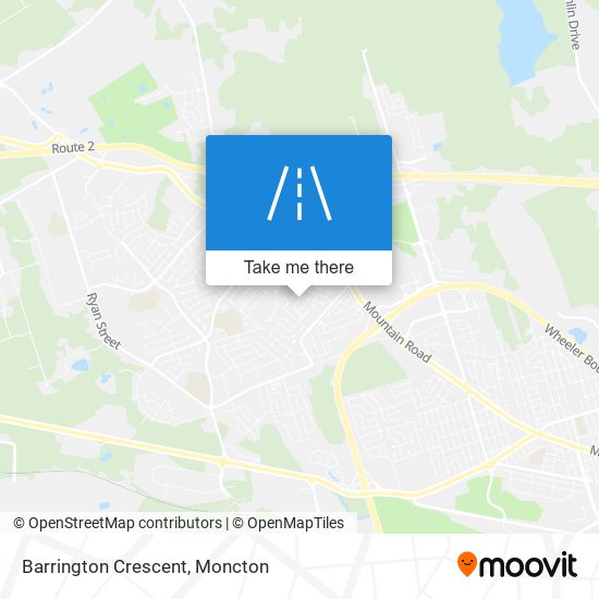 Barrington Crescent map