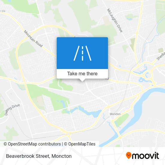 Beaverbrook Street map